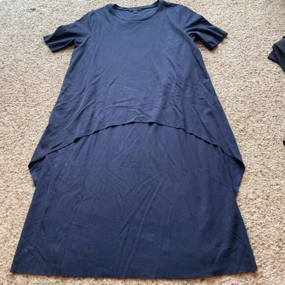 COS Navy Blue Layered Womens Dress size S - Picture 1 of 5